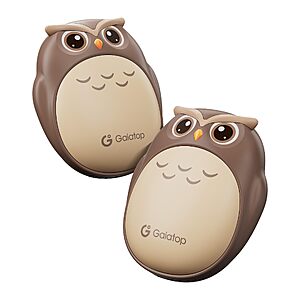 Gaiatop Rechargeable Hand Warmers 2 Pack, Owl Reusable Handwarmers $9.34 + Free Shipping