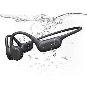 PSIER Bone Conduction Headphones, IPX8 Waterproof Swimming Headphones $39.99