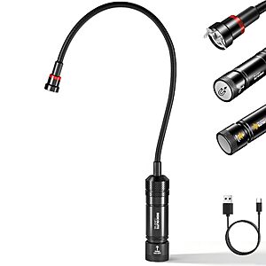W2 Rechargeable Flexible Neck Work Light with Magnetic Pickup Tool - $19.59 - $20.99 AC