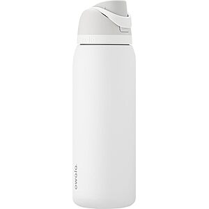 40-Oz Owala FreeSip Insulated Stainless Steel Water Bottle (Shy Marshmallow) $22.50