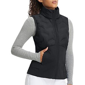 M MAELREG Women's Quilted Vest Lightweight Sleeveless Puffer Gilet $14.79 AC