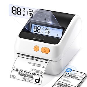 Phomemo D421R Thermal Shipping Label Printer w/ LCD Screen & Built-In Label Bin $59.99 + Free Shipping