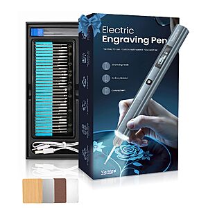 Amazon – Vanlgs Rechargeable Engraving Pen Kit - $24.99 w/ Code