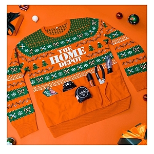 10/1, Home Depot holiday sweater bundle, includes $50 gift card and more, $29.99