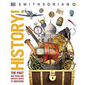 [Prime] Knowledge Encyclopedia History!: World History as You've Never Seen It Before Hardcover Book $8.98 + Free Shipping