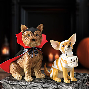 Halloween Tabletop Dogs, Set of 2 $39.97