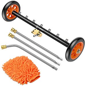 24" VIGRUE 4000 PSI 2-in-1 Undercarriage Pressure Washer & Water Broom Attachment w/ 7 Nozzles & 3 Extension Wands $39.99 + Free Shipping