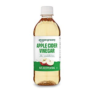 Amazon Grocery, Apple Cider Vinegar, 16 Fl Oz (Previously Amazon Fresh, Packaging May Vary)~$1.08 With S&S @ Amazon~Buy 4 & Save More!