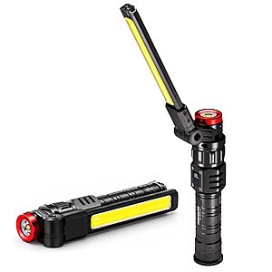 1000 LM Rechargeable Work Light 2x180° Adjustable Slim Magnetic Flashlight $20.09 AC