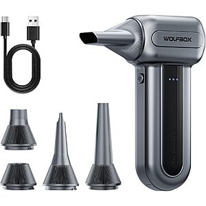WOLFBOX MF70 Compressed Air Duster $36 + Free S/H
