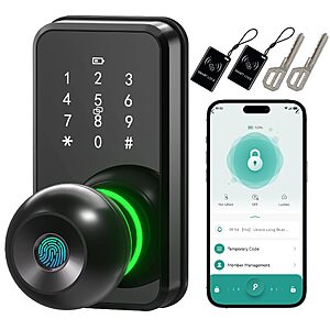 Amazon – Linkthai Fingerprint Keypad Smart Door Lock - $32.99 w/ Code