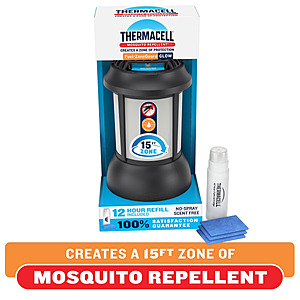 Thermacell ZoneGuard Fuel-Powered Mosquito Repeller & Lantern w/ 12-Hr Refill $16 + Free Shipping w/ Walmart+ or on $35+