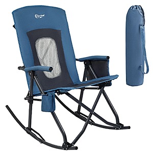 Portal Outdoors Wide-N-Tall Folding Rocking Camping Chair w/ Carry Bag $75 + Free Shipping