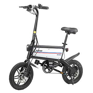$340 FS Walmart by Gotrax Nano 14" Folding Adult Electric Bike,15.5mph 36V 350W Peak Foldable City Bike With LED Light,White