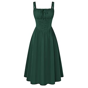 Amazon – Scarlet Darkness Women's Corset Midi Dress - $18.00 w/ Code