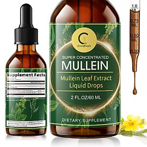 Amazon – GPGP GreenPeople Mullein + Elderberry Liquid Drops, 2-Oz - $5.27 w/ Code