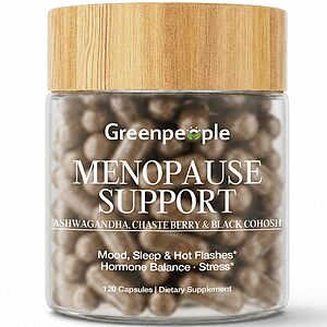 Amazon – GREENPEOPLE Menopause Support Supplement, 120 Count - $9.98 w/ Code + Coupon