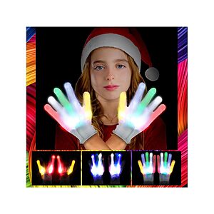 VICAITOYS LED Light-Up Gloves w/ 6 Flashing Modes (2-Pack) $3.98 + Free Shipping w/ Prime or on $35+