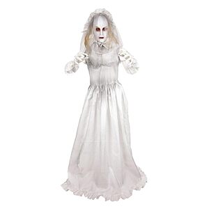 Haunted Hill Farm 5.5-Ft. Double Face Bride Halloween Animatronic $55.98