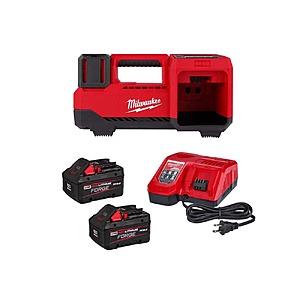 Milwaukee M18 18-Volt Lithium-Ion Cordless Electric Portable Inflator w/ (2) FORGE 8.0 Ah Batteries & Charger $449