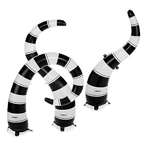 FUNBOY Giant Inflatable Halloween Yard Snakes 3 Pack, Cordless, No Blower $52.82