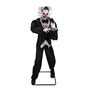 Haunted Hill Farm 5.9-Ft. Magician Halloween Animatronic $103.99
