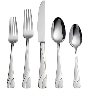 [YMMV, AC] $20.76 | 20-Piece Oneida River Everyday Flatware Set (Service for 4, 18/0 Stainless Steel) at Amazon