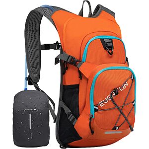 18L Everfun Hydration Backpack w/ 2L Water Bladder (Orange or Cobalt Blue) $21.31 + Free Shipping w/ Prime or on $35+