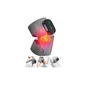 Heated Knee Massager, 3 Heat & Vibration Settings for Knee, Shoulder, and Elbow, $22.54 w/ coupon and code