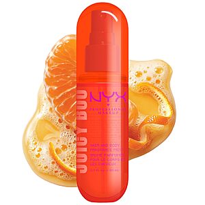 [S&S] NYX PROFESSIONAL MAKEUP Fat Oil Fragrance Mist Perfume in Juicy Boo, Citrus Scented Long Lasting Hair & Body Spray, Mango & Musk Notes, Vegan & Cruelty Free, 2.7 fl oz $4.95