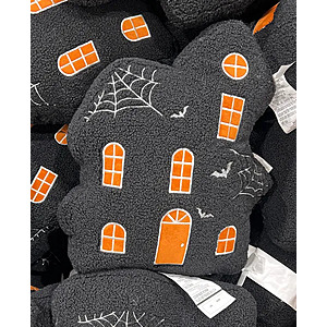 Halloween Decorative pillows - haunted house or cat - $3.97 @ Costco B&M YMMV
