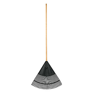 Expert Gardener 24" Poly Leaf Rake w/ Wood Handle $9.97 + Free Shipping w/ Walmart+ or on $35+