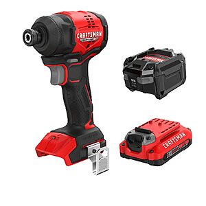 Craftsman V20 Brushless Compact Impact Driver Kit (CMCF811D1) $79.00 + Free Shipping