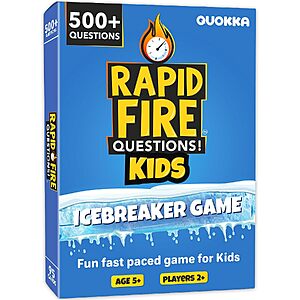 Quokka 95-Card Icebreaker Conversation Card Game for Kids & Families $9.99 + Free Shipping w/ Prime or on $35+