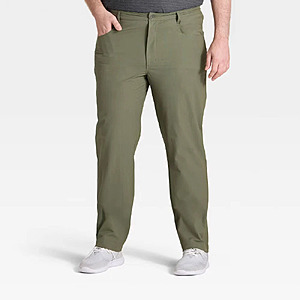 All In Motion Men's Heavy Twill Stretch Pants (Various Colors) $17 + Free Shipping