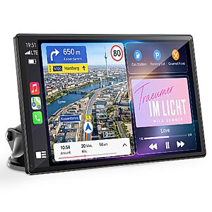 9" Portable CarPlay Screen for $59.99