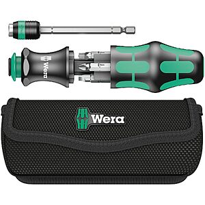 Wera Kraftform Kompakt 26 7-Piece Bitholding Screwdriver Set w/ Pouch (05051025001) $36.28 + Free Shipping