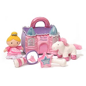 $14.99: GUND Baby Princess Castle 5-Piece Sensory Plush Toy Playset