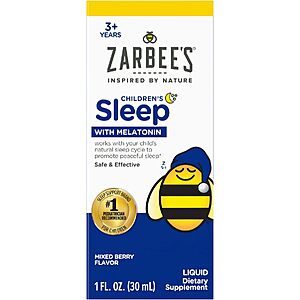1-Ounce Zarbee's Kids 1mg Melatonin Sleep Supplement Liquid (Mixed Berry) $5.65 w/ S&S + Free Shipping w/ Prime or on $35+