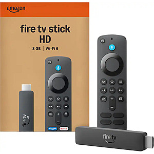 Amazon Fire TV Stick 2nd Gen HD 8GB Streaming Device w/ Alexa Voice Remote (2026) $15.99 + Free Store Pickup at Best Buy