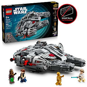 885-Piece LEGO Star Wars Millennium Falcon SMART Play Building Set w/ 4 Minifigures (75426) $79.95 + Free Shipping