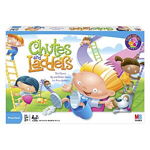 [Prime] Hasbro Gaming Chutes and Ladders Board Game (2-4 Players) $9.99 + Free Shipping