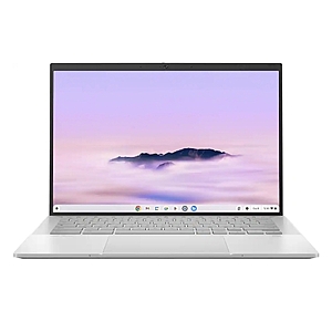 ASUS - ExpertBook CX54 14inch; 2K Chromebook Plus Touch Screen Laptop with Google Al - Intel Core Ultra 5 - 16GB Memory - 256GB SSD - Fog Silver - Open Box - YMMV Good $280.99
