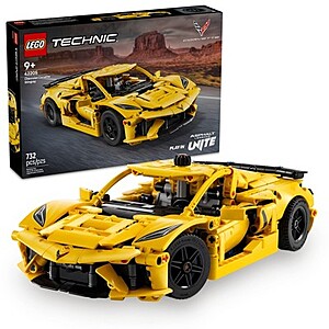 732-Piece LEGO Technic Chevrolet Corvette Stingray Building Kit (42205) $41.99 + Free Shipping