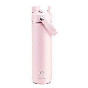 26-Oz Encool Insulated Stainless Steel Water Bottle w/ Straw (Cotton Candy) $7.79 + Free Shipping w/ Prime or on $35+