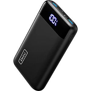INIU - 22.5W Fast Charging 20000 mAh Power Bank, USB C in & out Portable Charger with LED Display for iPhone, Samsung, and More - Black $22.99 Bestbuy.com
