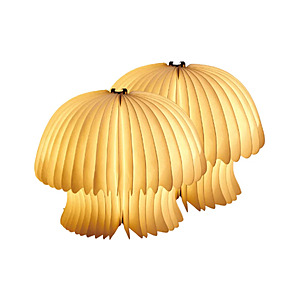 BlueAcorn 2-Pack Mushroom Portable Pocket Lamp – Foldable Ambient Lamp for Home Décor, Travel & Camping $17.99