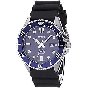 $53.97* | Casio 44mm MDV106 Unisex Analog Watch (Blue) at Amazon
