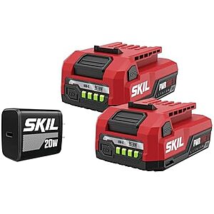 $47.23* | 2-Pack SKIL PWR CORE 12V USB-C 2.0Ah Battery w/ Charger at Amazon