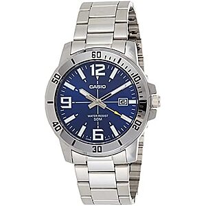$32.97* | 42.5mm Casio Men's Diver Style Stainless Steel Watch (Blue Dial) at Amazon